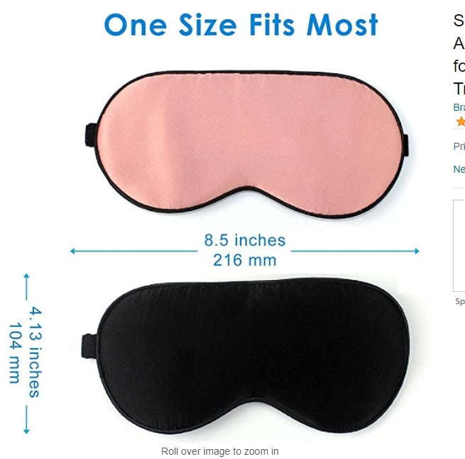 Silk Shade Eye Mask Multi-function Sleep Aid