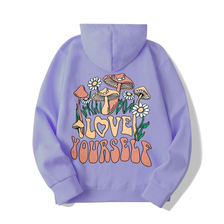 Over-Sized Loose Mushroom Hoodie