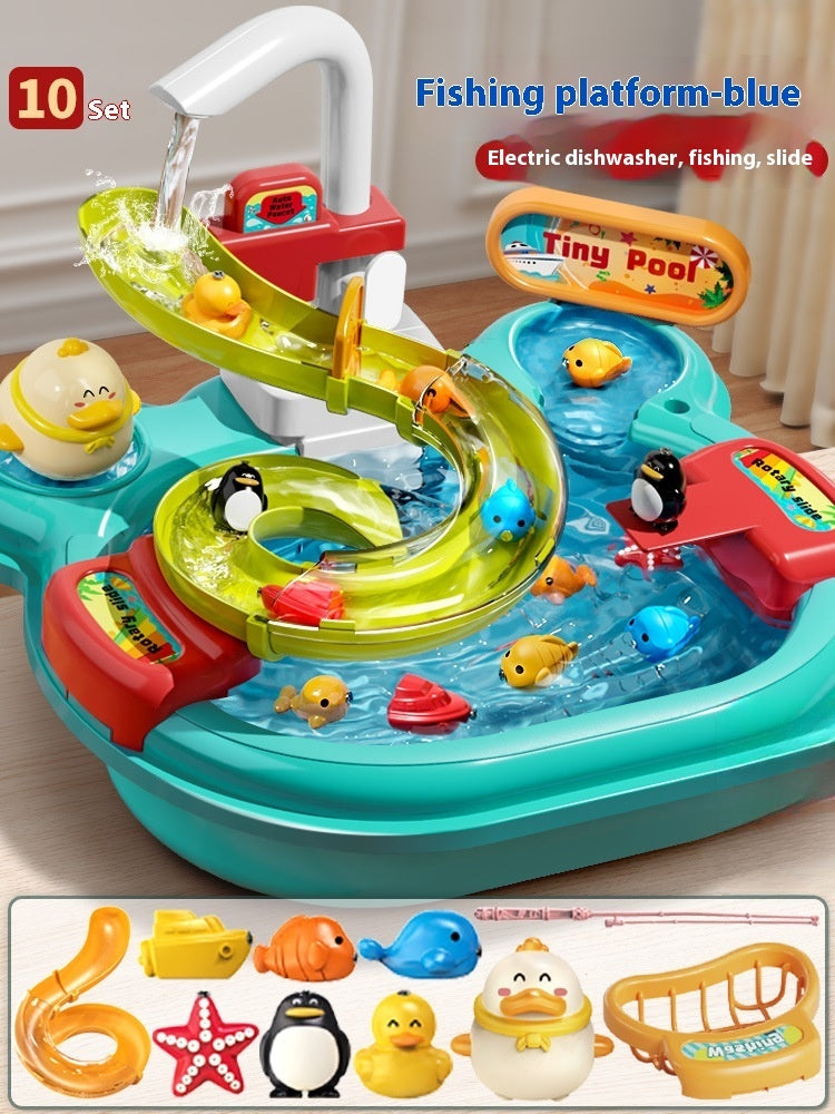 Children's Automatic Water Playing Educational Fishing Toys Water Park