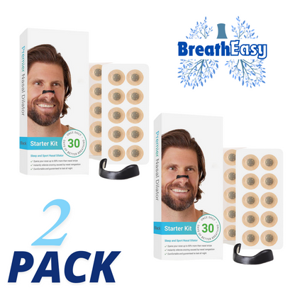 BreathEasy™ Magnetic Nasal Bridge - (Black) BUNDLE