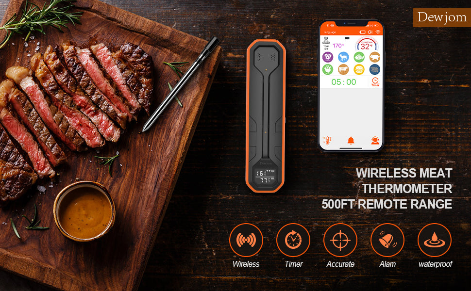 FireTrack™ Bluetooth Meat Thermometer