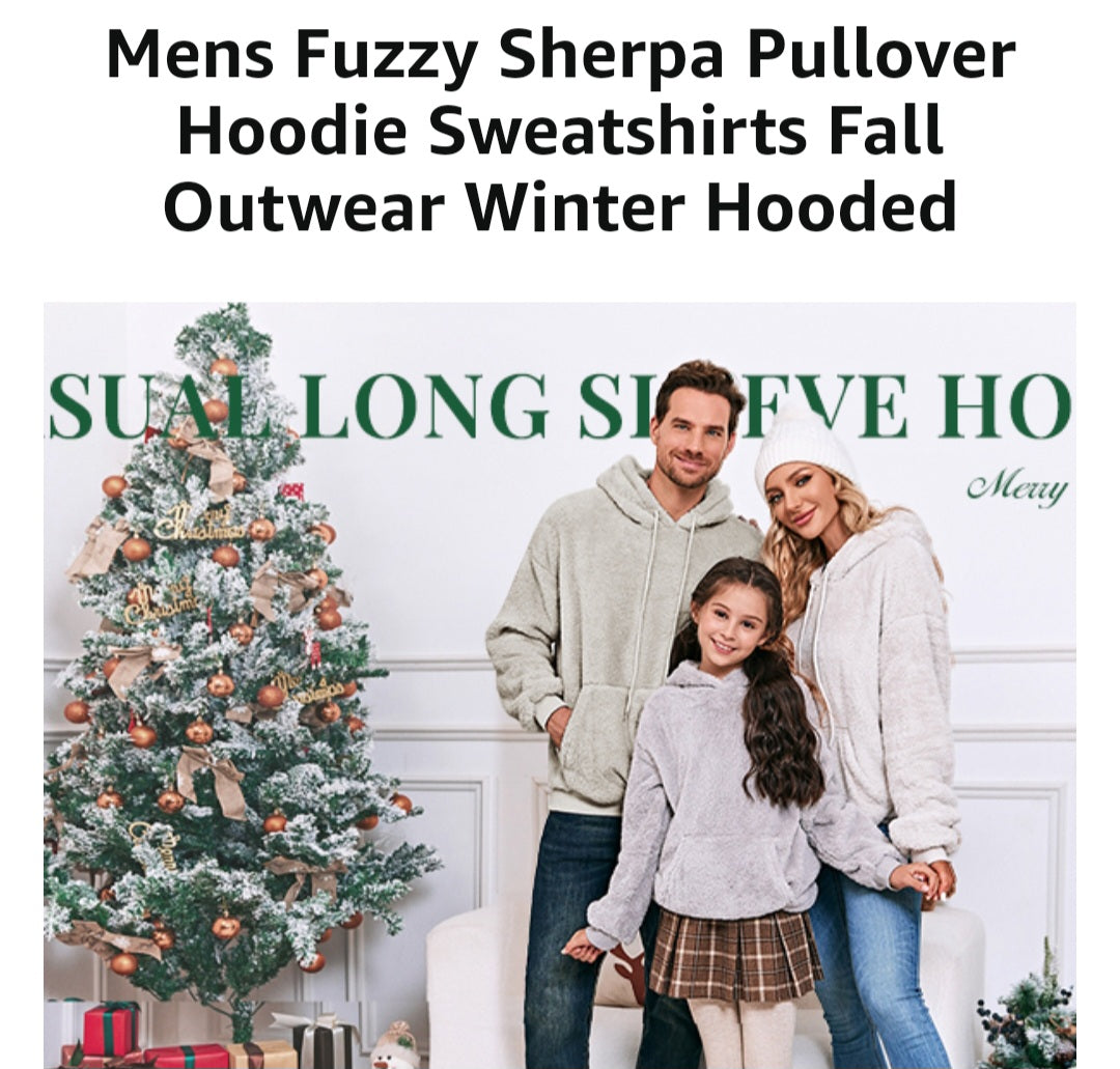 CozyFuzz™ Ultimate Men’s Fuzzy Hoodie