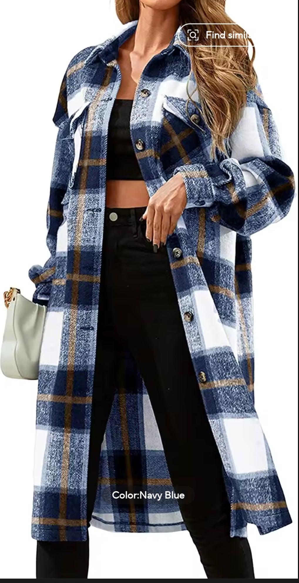 Cloudy Cozy Flannel Jacket S-XL