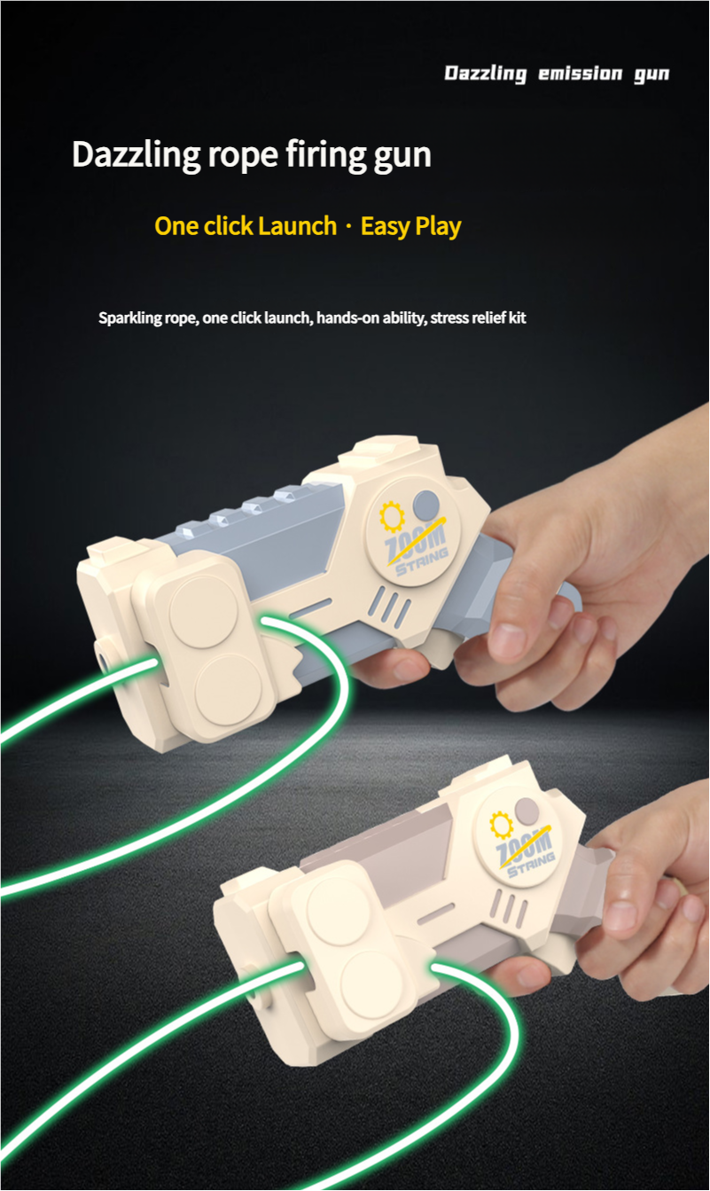 LassoFit™ Battery Operated - Glow-in-the-Dark Guns 2 Strings