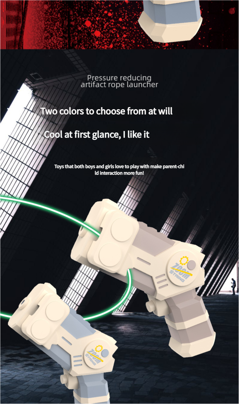 LassoFit™ Battery Operated - Glow-in-the-Dark Guns 2 Strings