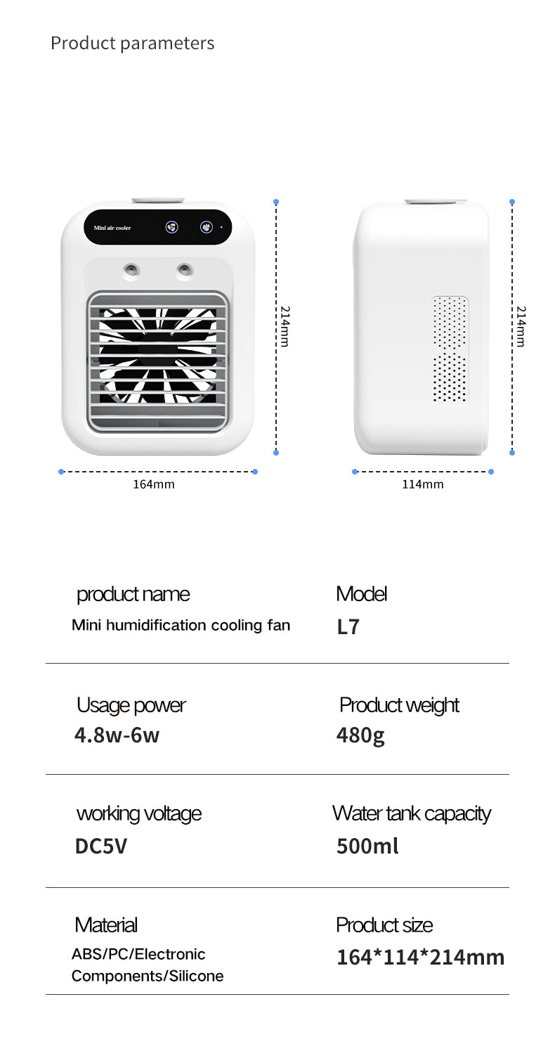 CoolBreeze™ Advanced Cooling Fan with Atomizer