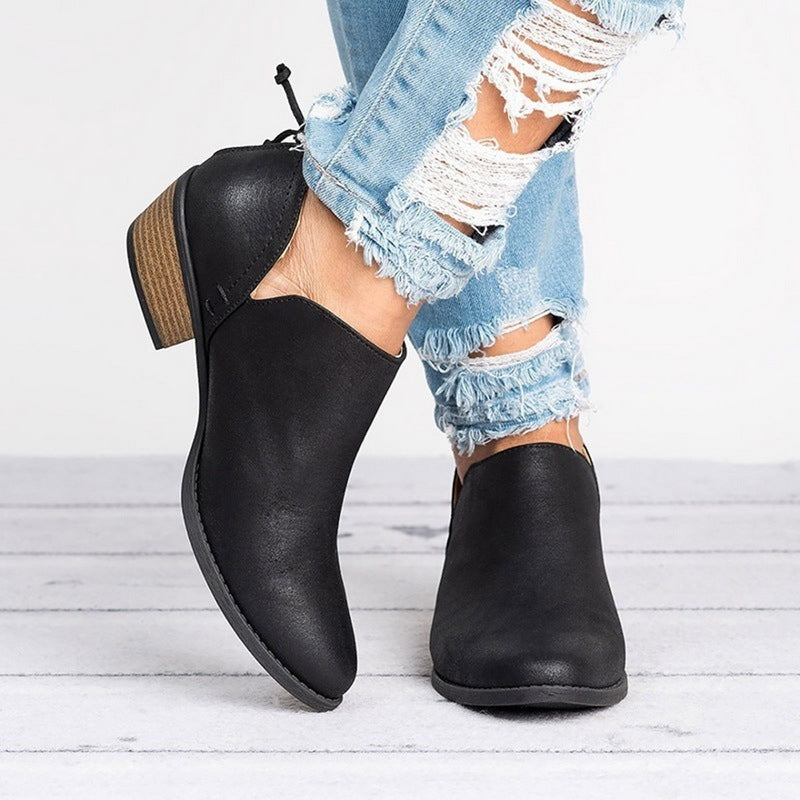 Retro Ankle Boots