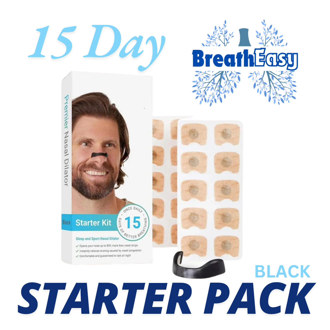 BreathEasy™ Magnetic Nasal Bridge- 15 Day Set (B/W)