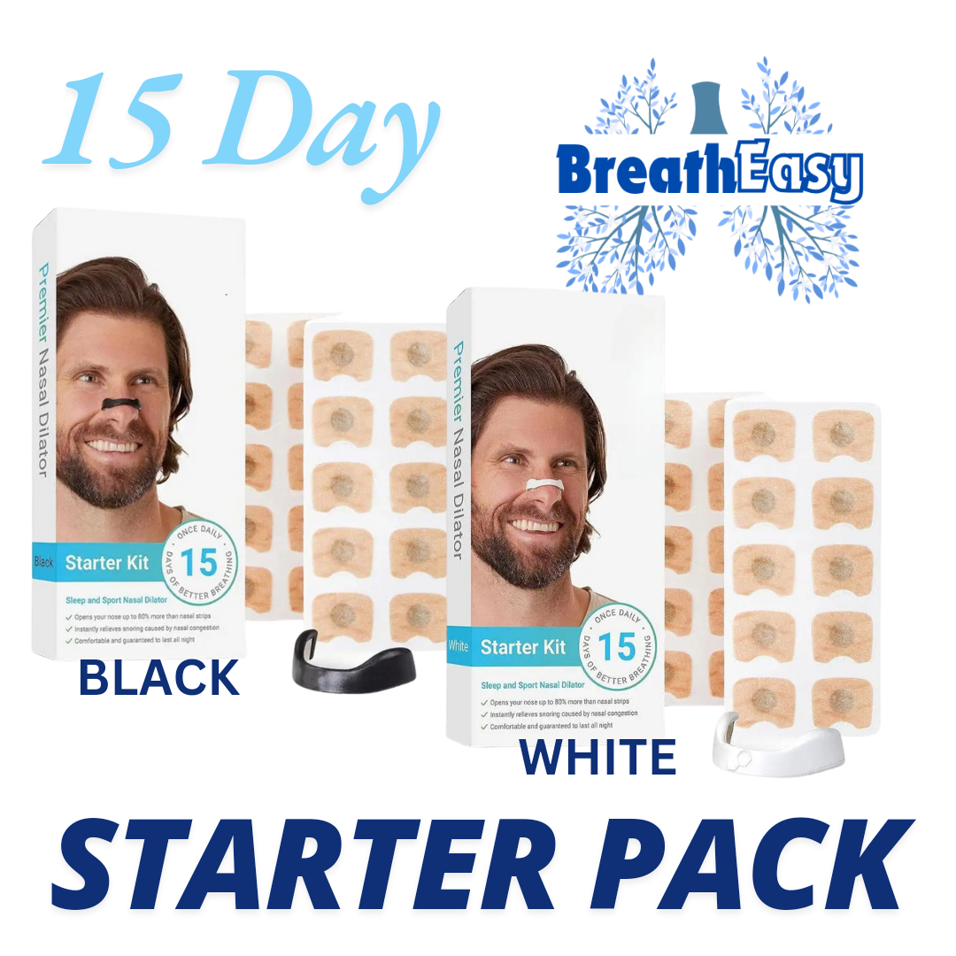 BreathEasy™ Magnetic Nasal Bridge- 15 Day Set (B/W)