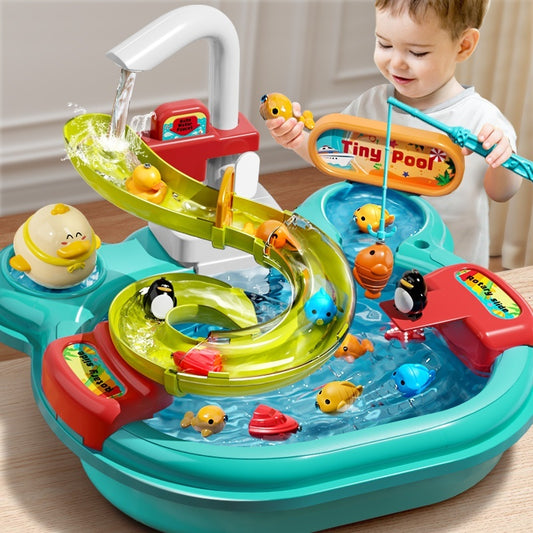 Children's Automatic Water Playing Educational Fishing Toys Water Park