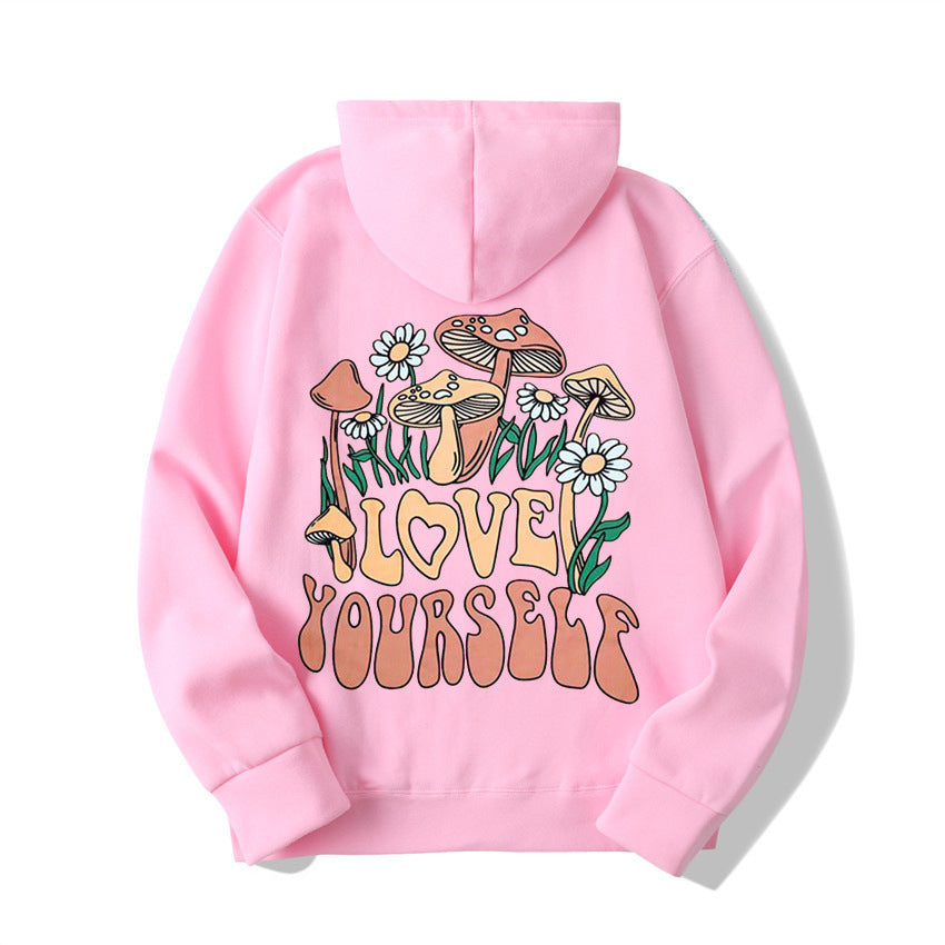 Over-Sized Loose Mushroom Hoodie