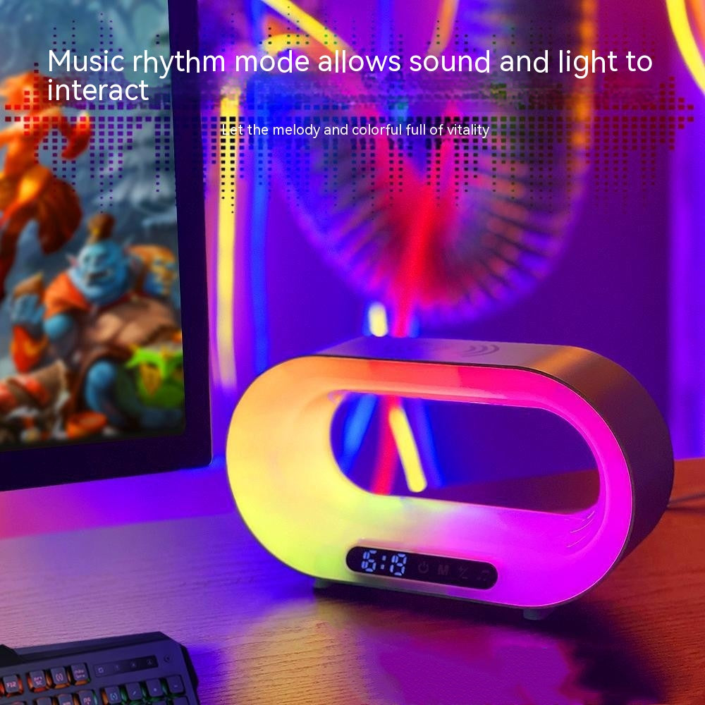 GlowCharge Capsule™ - Wireless Charger Alarm Clock