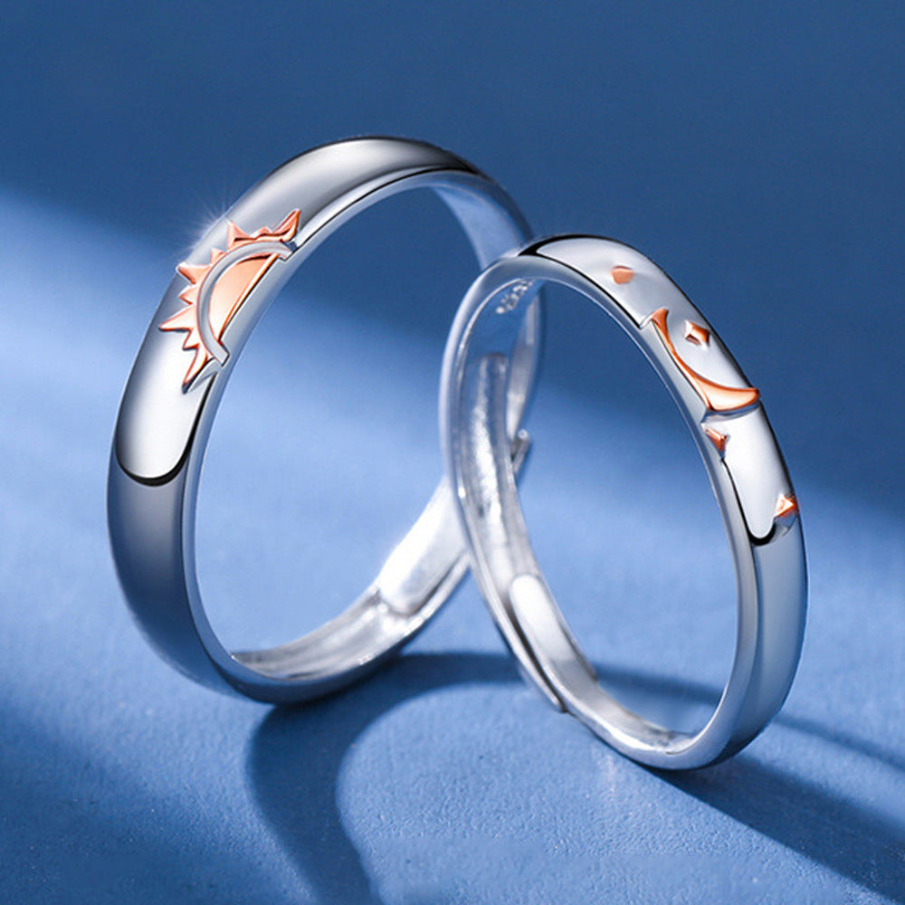 S925 Sterling Silver Couple Ring