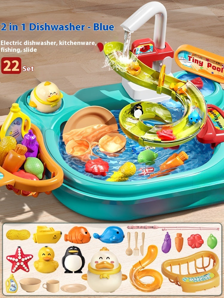 Children's Automatic Water Playing Educational Fishing Toys Water Park