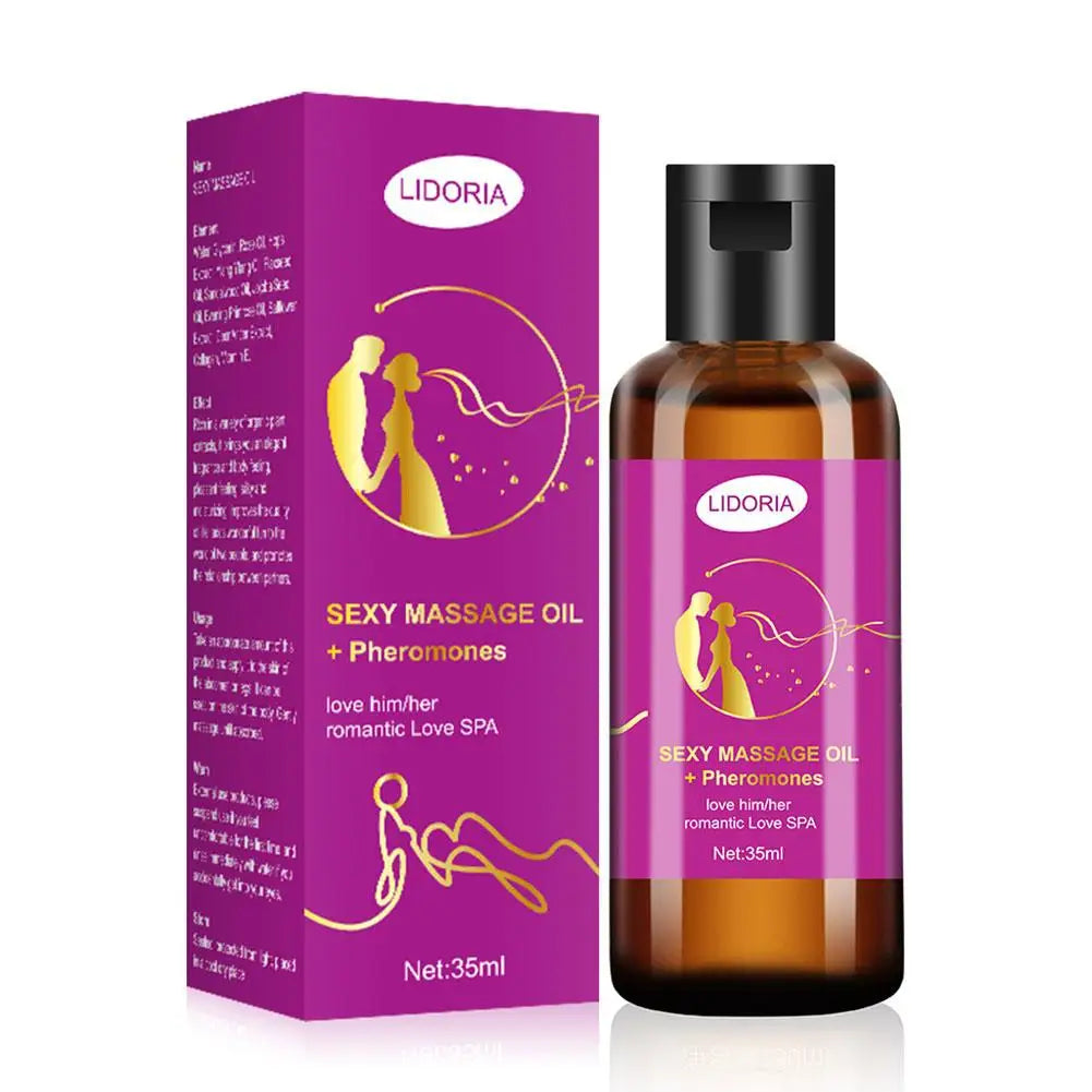 New Couple Essential Oil Purple Charming Massage Oil Women Stress Natural Essential Spa Moisturizing Reduce Nourish Relaxin Q3T5