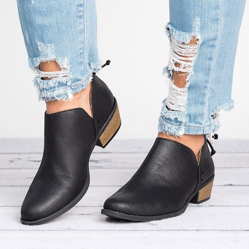 Retro Ankle Boots