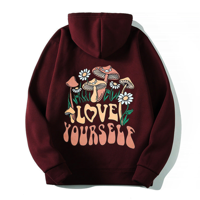 Over-Sized Loose Mushroom Hoodie