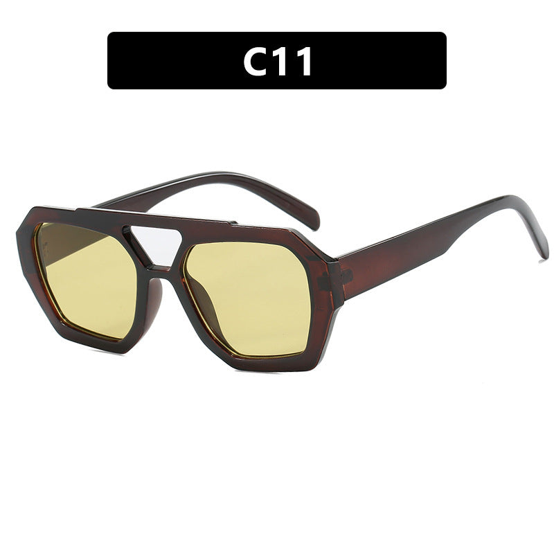 Y2K Big Frame Leopard Sunglasses