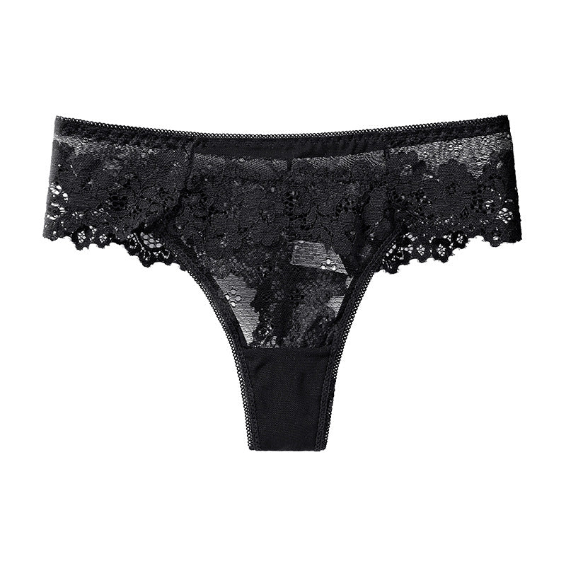 Sexy Lace Ladies Panties Skin-Friendly Breathable Comfortable Seamless Low Waist Briefs Fashion Panties