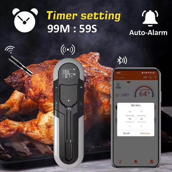 FireTrack™ Bluetooth Meat Thermometer