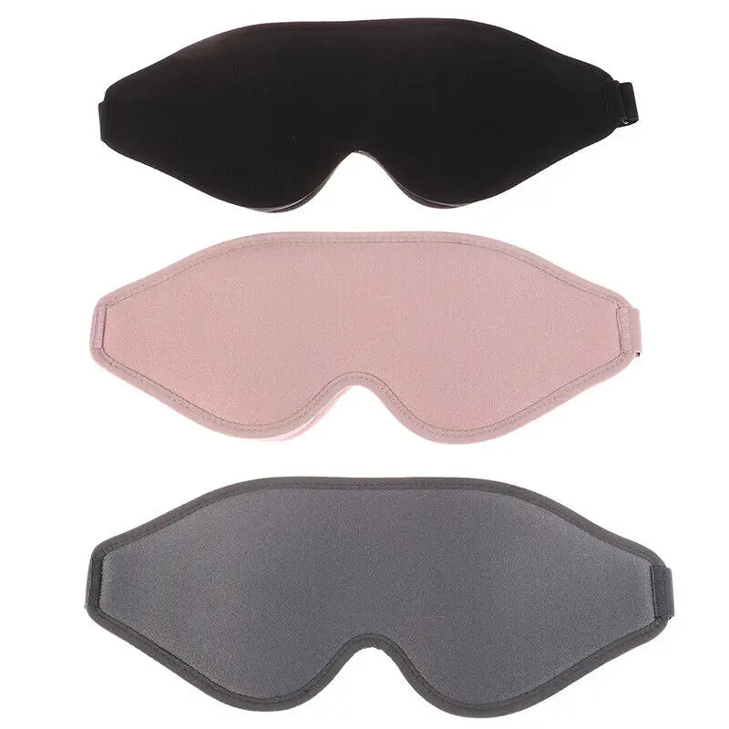 Thick Comfortable Travel Sleep Eye Mask Soft 3D Foam Cover Sleeping Blindfold for Women Girls Children Rest Eye Cover Eyepatch