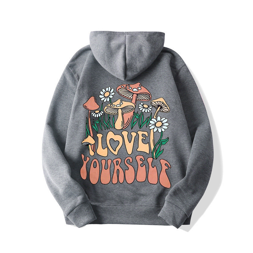 Over-Sized Loose Mushroom Hoodie