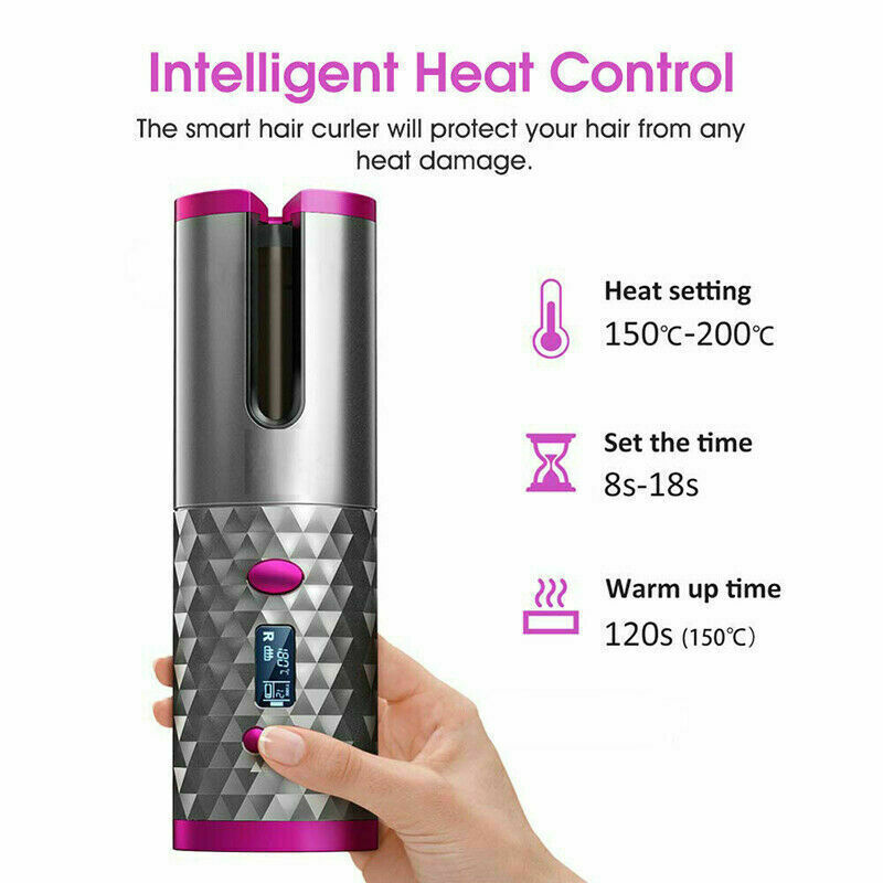 Automatic Rotating Hair Curler