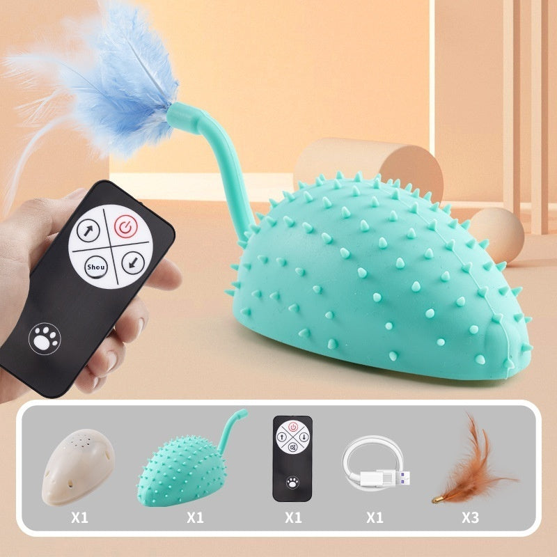 Remote Control Smart Charging Silicone Mouse Cat Toy