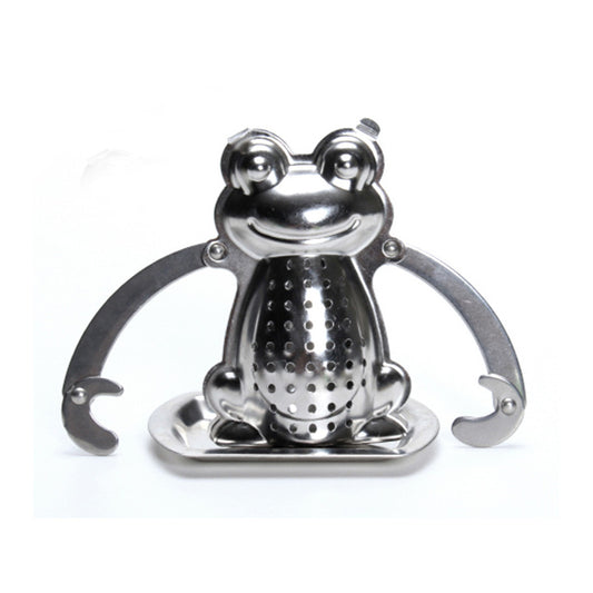 Frog-Shaped Tea Maker Creative 304 Stainless Steel Tea Leak Animal Tea Filter Tea Filter Mesh Accessories