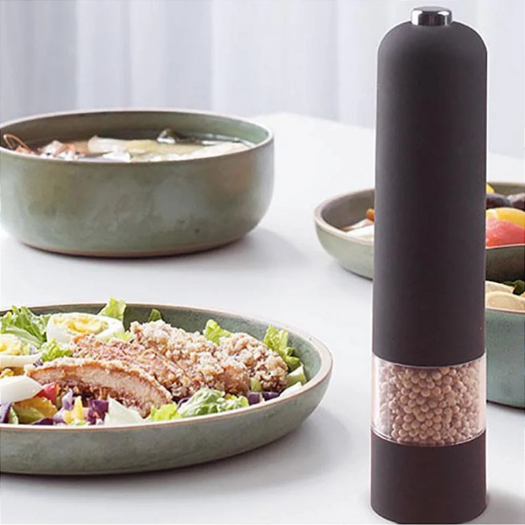 Electric Salt And Pepper Grinder Spices Stainless Steel