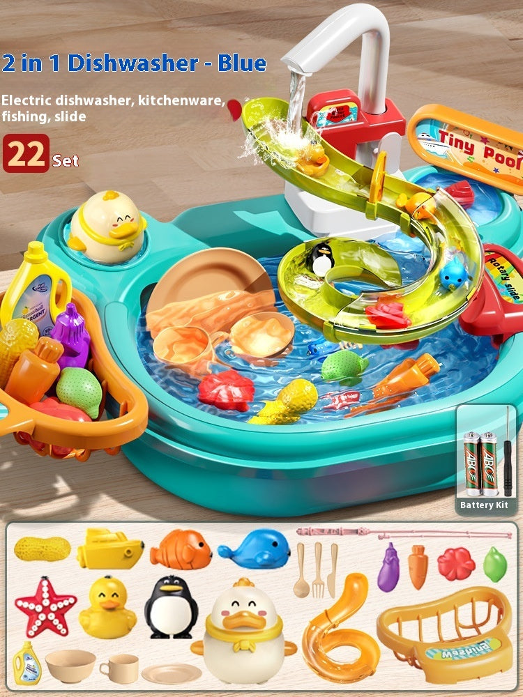 Children's Automatic Water Playing Educational Fishing Toys Water Park