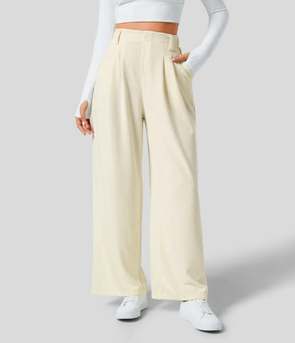 High Waist-Loose-fit Tappered Trouser