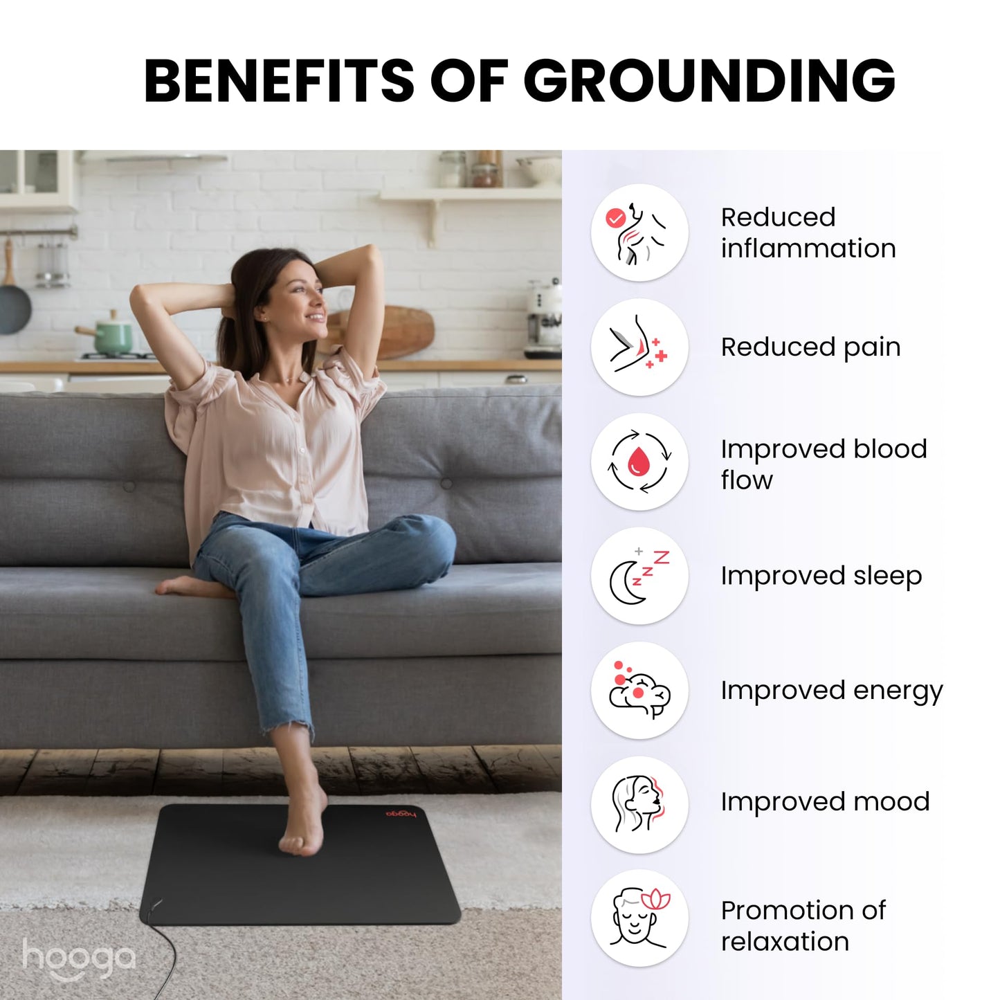 LuxeGround™ Organic Grounding Fitted Bed Sheet