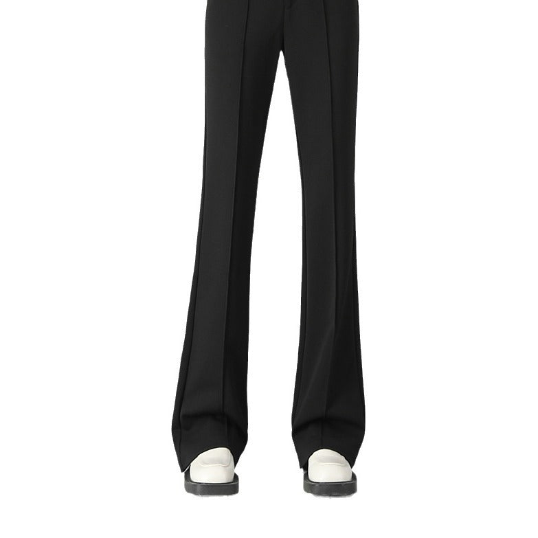 Spring And Autumn Thin High Waist Stretch Slim Suit Pants For Women