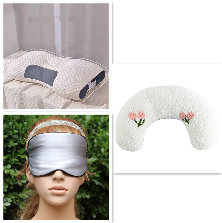 3D Knitted Cotton Pillow Sleep Aid