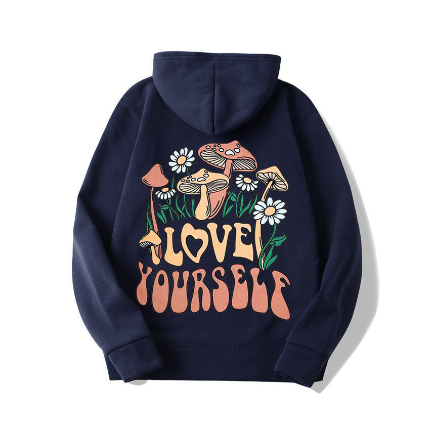 Over-Sized Loose Mushroom Hoodie