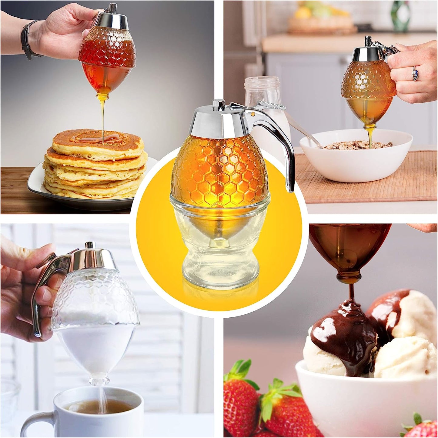 Mess-Free Sweetness with Our Honey Jar Dispenser