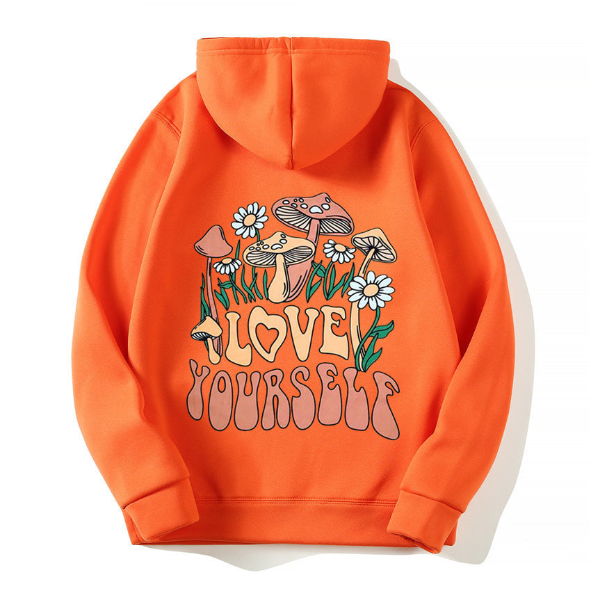 Over-Sized Loose Mushroom Hoodie