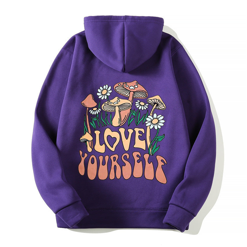 Over-Sized Loose Mushroom Hoodie