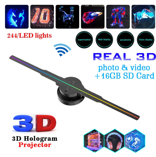 Led Luminous Sign Light- Holographic Projector for any photo you can think of