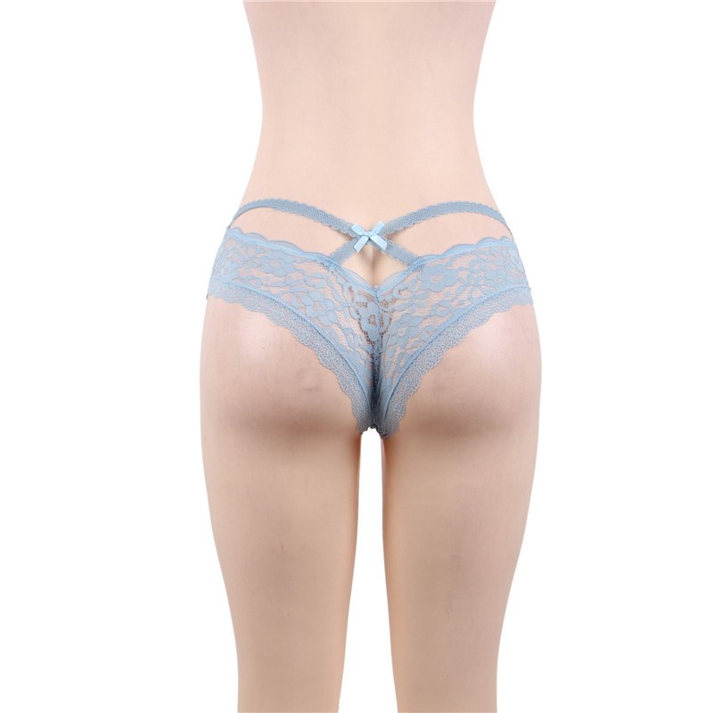 Sexy Lace Briefs See-Through Sexy Underwear- Floral Brazilian Panties