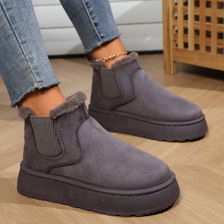 Warm Plush Ankle Boot