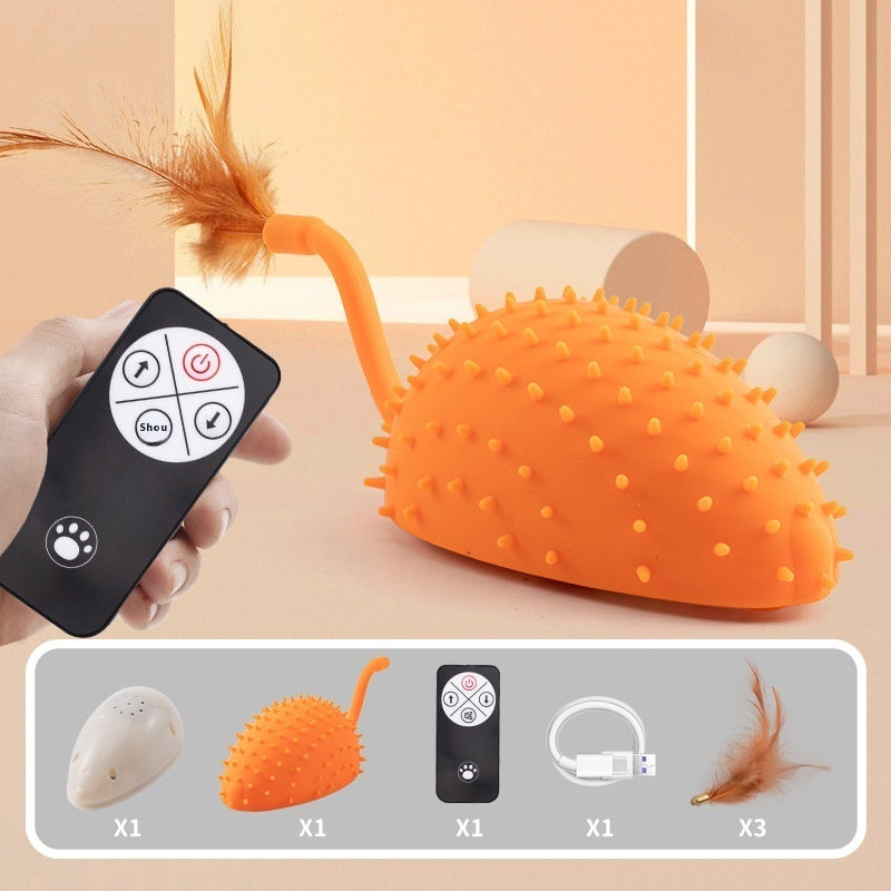 Remote Control Smart Charging Silicone Mouse Cat Toy