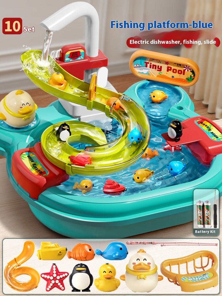 Children's Automatic Water Playing Educational Fishing Toys Water Park