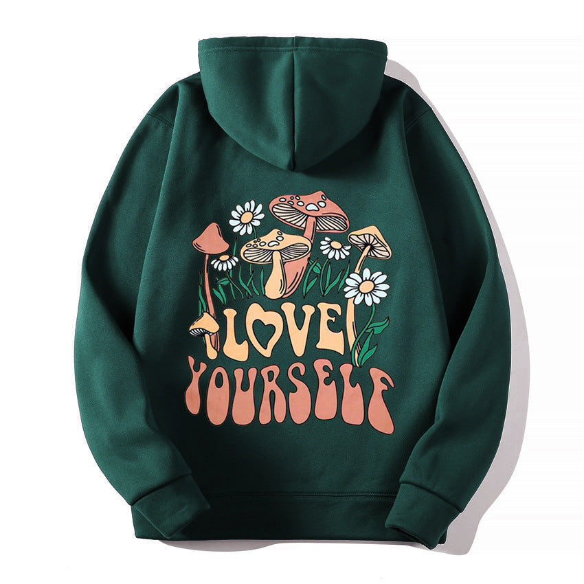 Over-Sized Loose Mushroom Hoodie