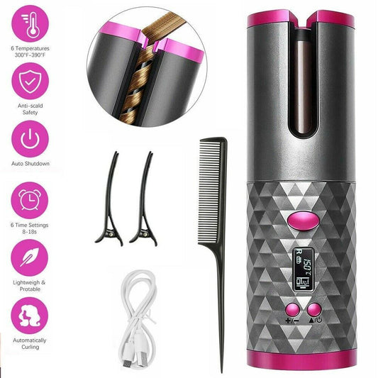 Automatic Rotating Hair Curler