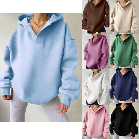 Viral V- The V-Neck Oversized Hoodie