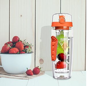 Blender 32oz Viral Outdoor Fruit Infuser Water Bottle