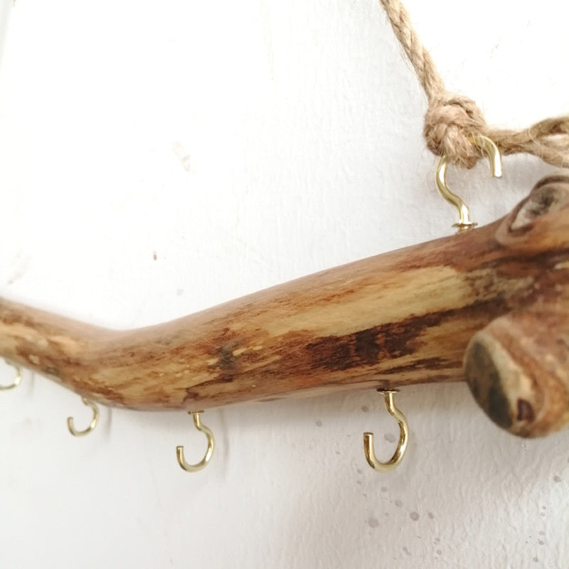 Driftwood Hook Dead Wood Wall Hanger Wall Jewelry Hook