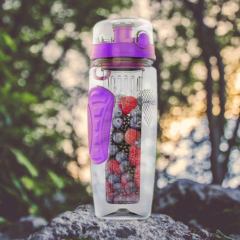 Blender 32oz Viral Outdoor Fruit Infuser Water Bottle